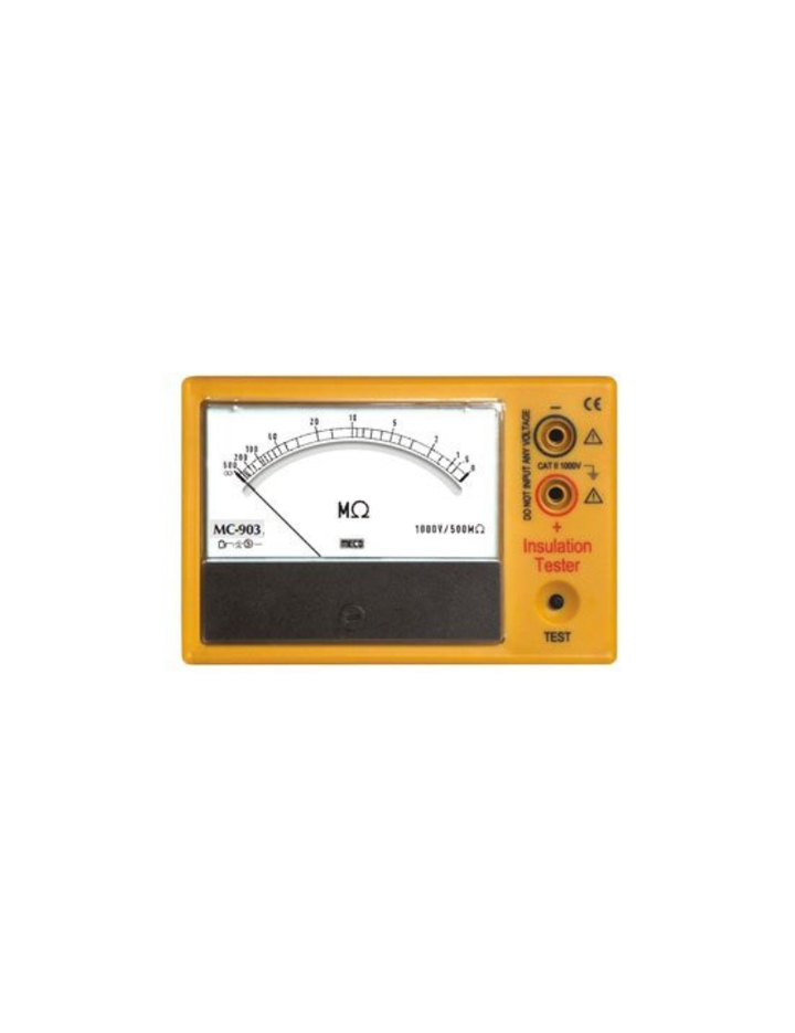 MECO Mc 903 M Ohms Corded Electric Analog Insulation Tester, Yellow