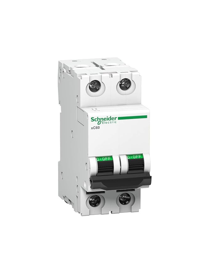 Schneider Electric ACT 9 32A 2 Pole MCB Miniature Circuit Breaker (Multicolour, ACT 9 'C' CURVE)