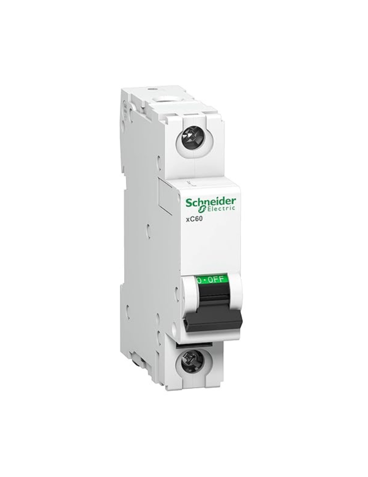Schneider 2 A Act 9 1 Pole MCB (Multicolour) (ACT 9 'C' CURVE)