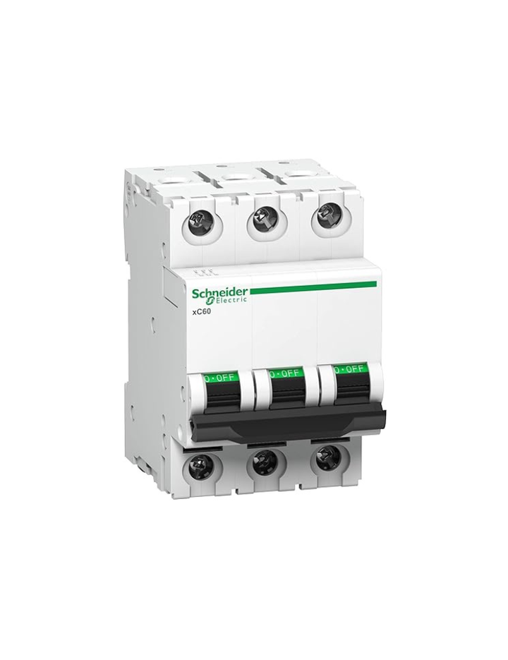 Schneider MCB 40A TP C-Curve ACTI9 10kA - A9N3P40C, Small