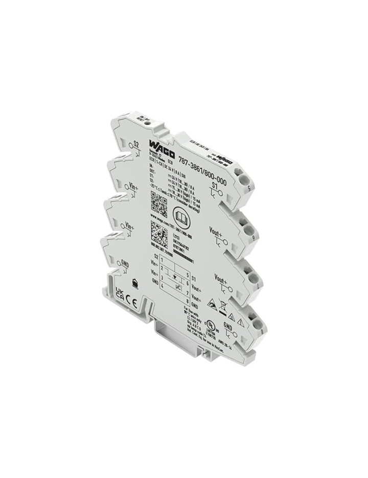 Electronic circuit breaker; 1-channel; 24 VDC input voltage; 8 A; Signal contact