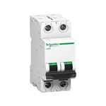 Schneider 20A DP C-Curve ACTI9 10kA MCB (White) (A9N2P20C)