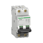 Schneider MCB 40A DP C-Curve ACTI9 10kA, White, Standard (A9N2P40C)