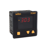 TC303A, 3-Digit single Red display, Single set point, Temperature controller with Relay output, 90 to 270V AC/DC