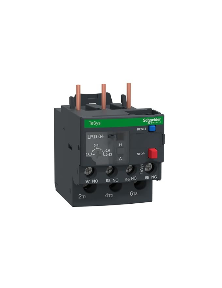 Schneider LRD Thermal O/L Relay 0.40-0.63A - LRD04