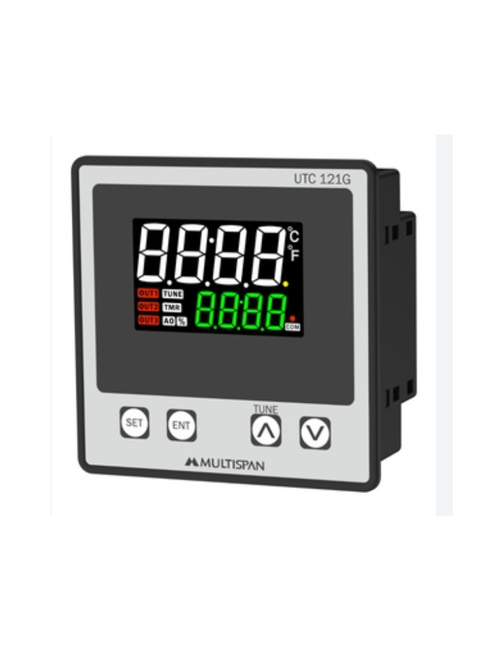 MULTISPAN UTC-421G-WG-A2-51 4-Digit Dual Display Single Output Accurate PID Controller