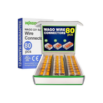 WAGO 221 Series 80pc 221 Series with Case Includes (40x 221-412), (25x 221-413), (15x 221-415)