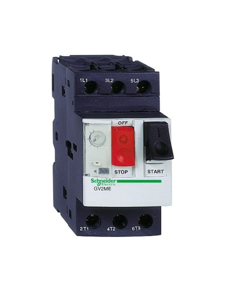 Schneider Electric GV2 ME10 Motor Circuit Breaker (Black, Standard (SCGV2-MCB)