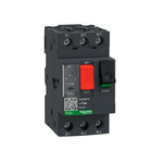 Schneider Electric TeSys GV2 - Motor Circuit Breaker, 3 Pole, 4-6.3A, Push Button, Thermal Magnetic, Screw Clamp Terminals, GV2ME10 MPCB