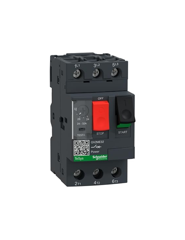 Schneider Electric GV2ME32 GV2ME MOTOR CB THERM/MAG 24-32A ROCKER