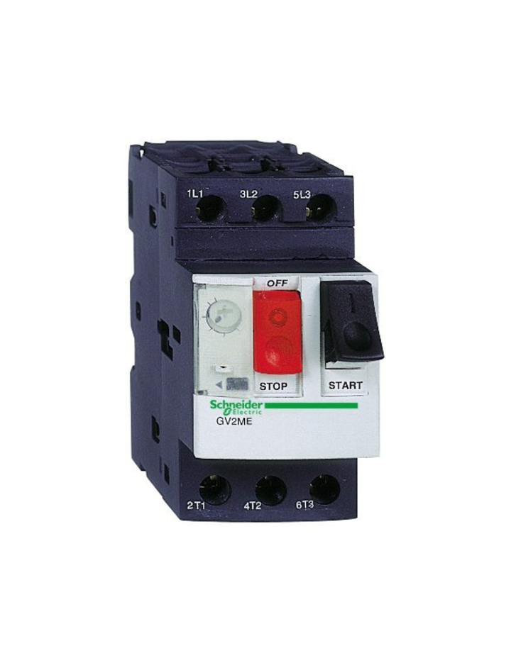 Schneider Electric GV2 ME20 Motor Circuit Breaker (Black, Standard