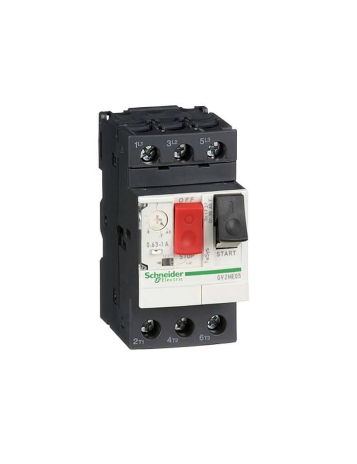 Schneider Electric GV2ME05 GV2ME MOTOR CB THERM/MAG 0.63-1A ROCKER