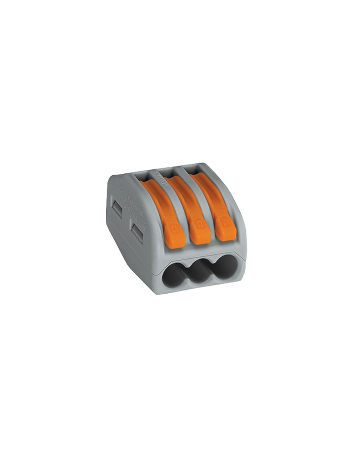 WAGO 221-613 Lever-Nuts - 3-Conductor Compact Splicing Connectors for 10 AWG (Box of 50)
