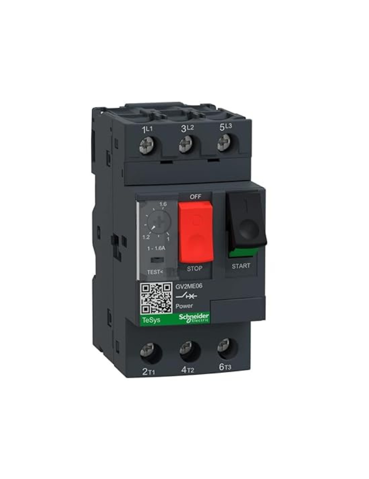 Schneider Electric GV2ME06 GV2ME MOTOR CB THERM/MAG 1-1.6A ROCKER