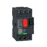 Schneider Electric TeSys GV2 - Motor Circuit Breaker, 3 Pole, 1.6-2.5A, Push Button, Thermal Magnetic, Screw Clamp Terminals, GV2ME07 MPCB