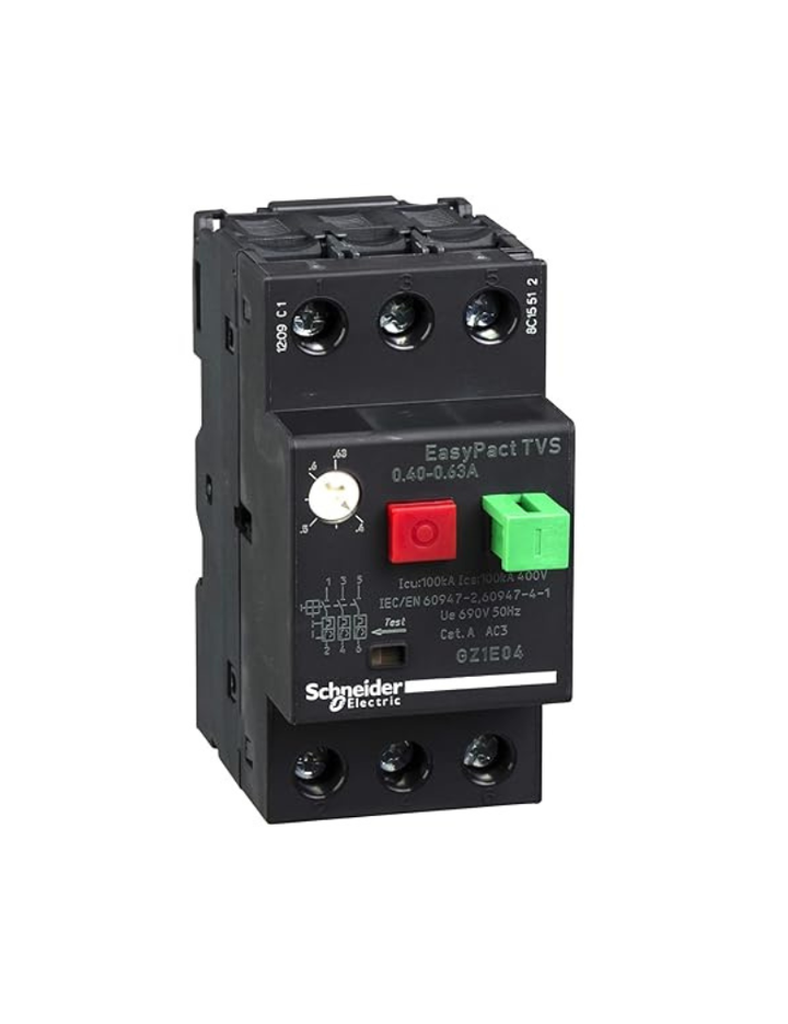 Schneider Electric GZ1E04 GZ1E MOTOR CB THER/MAG 0.40-0.63A