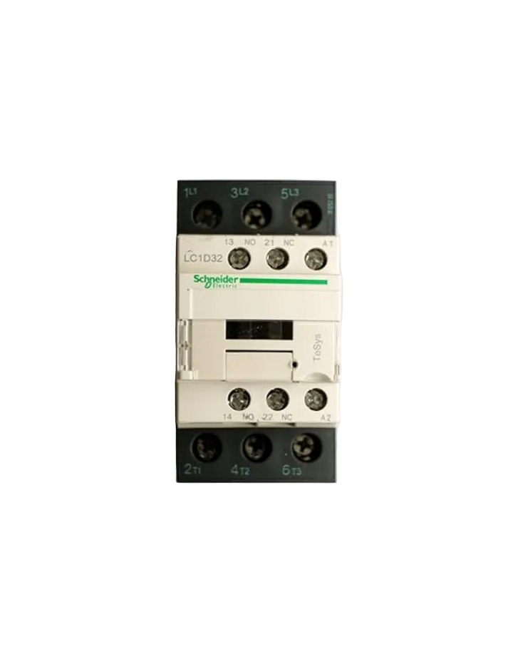 Schneider AC Contactor 3P LC1D32 LC1D32B7 LC1-D32B7 32A 24V coil, Multicolour