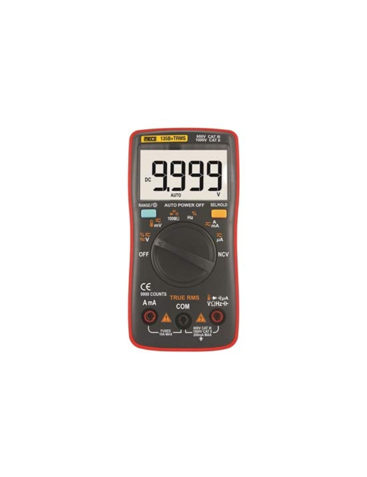 MECO 135 B + 4 Digit / 9999 Count TRMS Auto ranging Pocket Size Digital Multimeter
