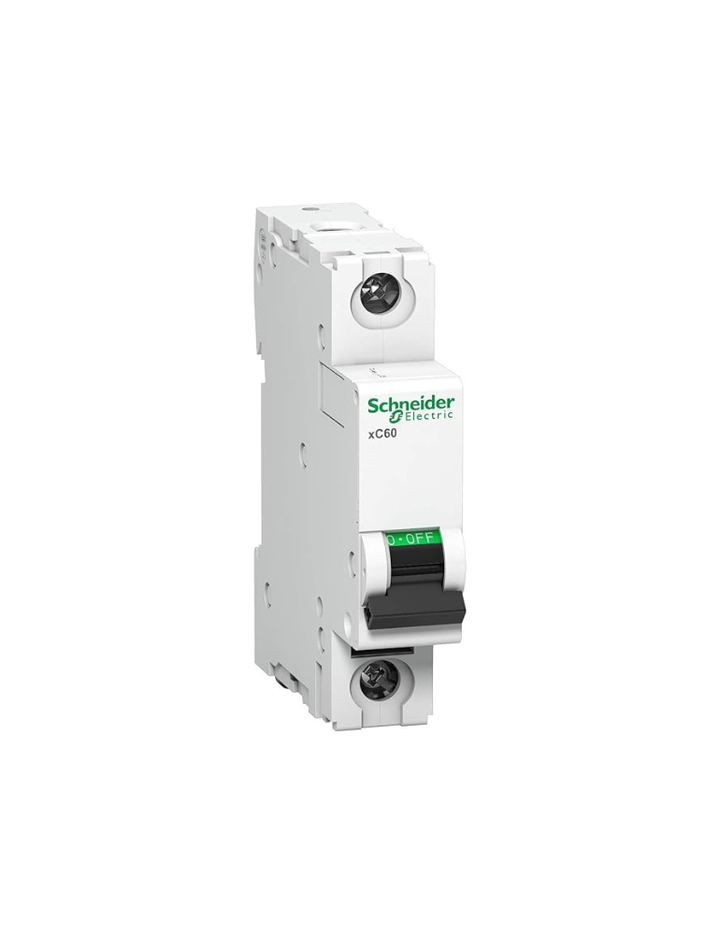 Schneider Electric Acti9 XC60 10A C-Curve Single Pole MCB, A9N1P10C, Breaking Capacity: 10 kA, A9N1P10C(Pack of 12)