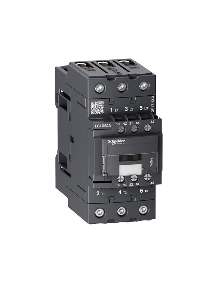 Schneider Electric LC1D80AM7 3P EVLK CONTACTOR 80A 37KW AC3 220VAC