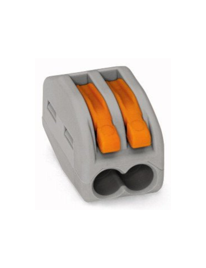 Wago 2 Conductor Lever Nuts 50 Pack Wago 222-412 LEVER-NUTS 2 Conductor Compact Connectors 50 PK