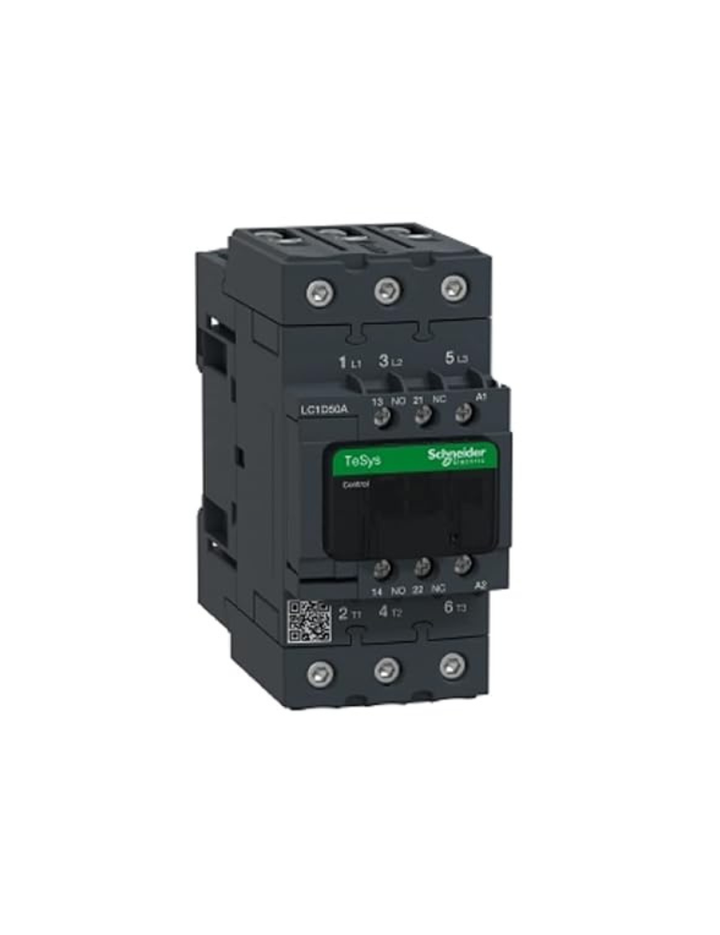 Schneider Electric LC1D50 Contactor 50A TP 1NO+1NC 220VAC - LC1D50AM7