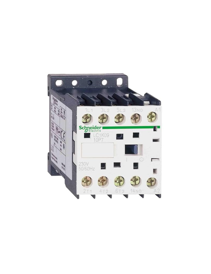 Schneider Electric LC1K1210M7 TeSys K contactor 3 poles (3NO) for motor control applications AC-3 440 V 12 A - 1 NO aux. - 220...230 V AC coil-LC1K1210M7