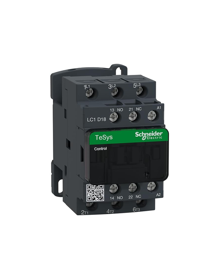 Schneider TeSys D contactor - 3P(3 NO) - AC-3 440 V 18 A - 415 V AC Coil LC1D18N7