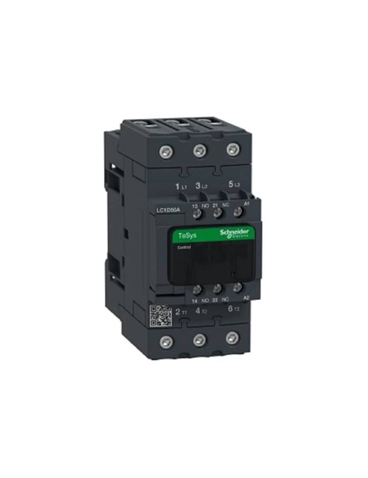 Schneider Electric LC1E0910 Power Contactor - ETVS 25A 1NO (3 Pole AC Control), Grey