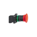 Schneider Electric, XB5AS542N, Harmony XB5, Red Emergency switching off push button, 22mm, latching turn to release, 1NC