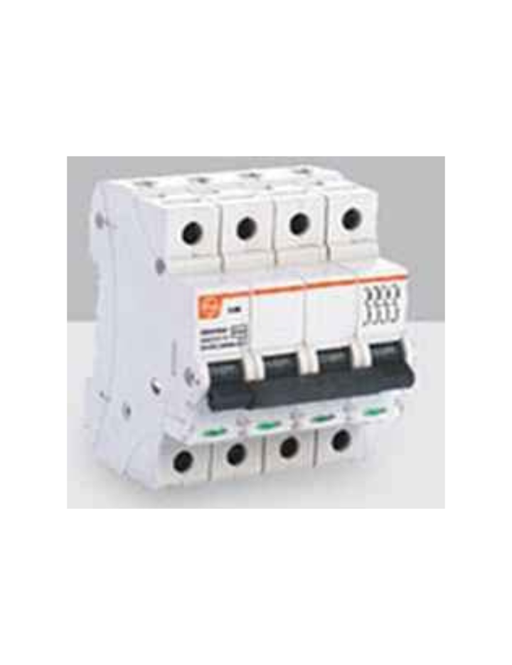 L&T 40A C Curve 4 Pole Mcb, Bb40400C