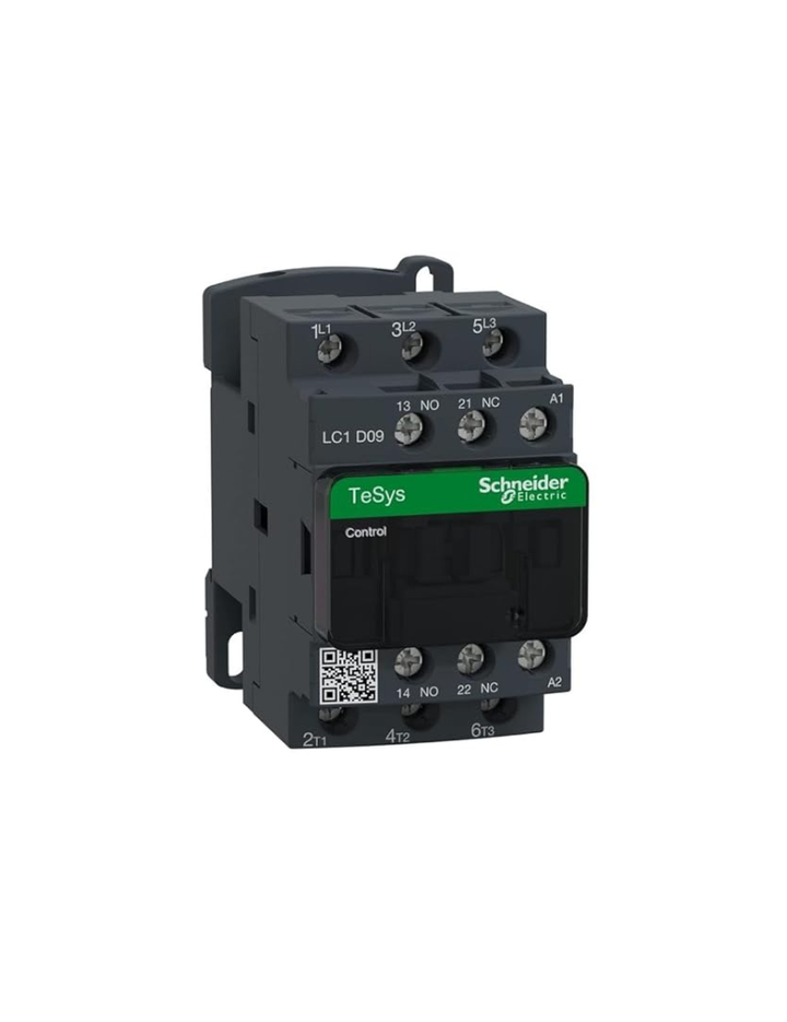 Schneider Electric LC1D09E7 TeSys D contactor - 3P(3 NO) - AC-3 440 V 9 A - 48 V AC Coil LC1D09E7