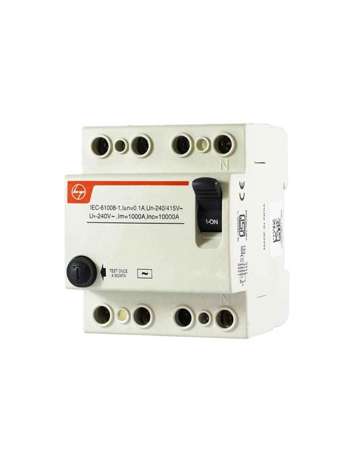 L&T Exora 63A 30Ma 4 Pole Rccb, Bg406303