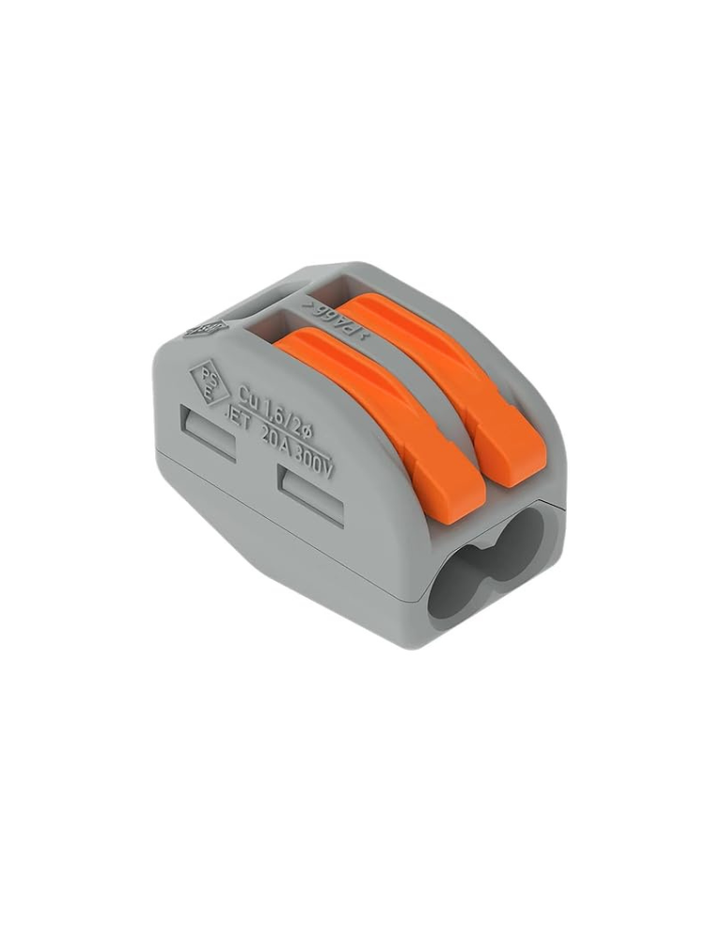 Wago 222-412 LEVER-NUTS 2 Conductor Compact Connectors 100 PK