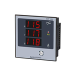 Multispan Amp-19N Corded Electric Three Phase Ampere Meter, Multicolor
