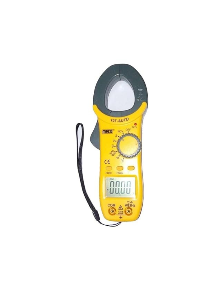 MECO 72T Auto 3¾ Digit / 4000 Count 400 A Ac Auto Ranging Digital Clamp Meter (Yellow)