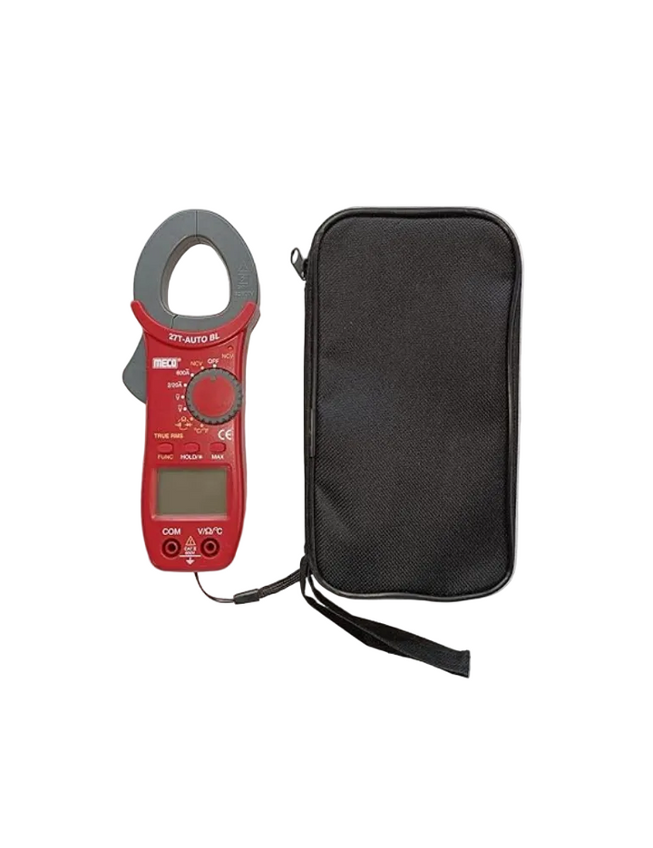 MECO 27 T Auto 3½ Digit / 2000 Count 400 A AC Auto Ranging Digital Clamp Meter,Red