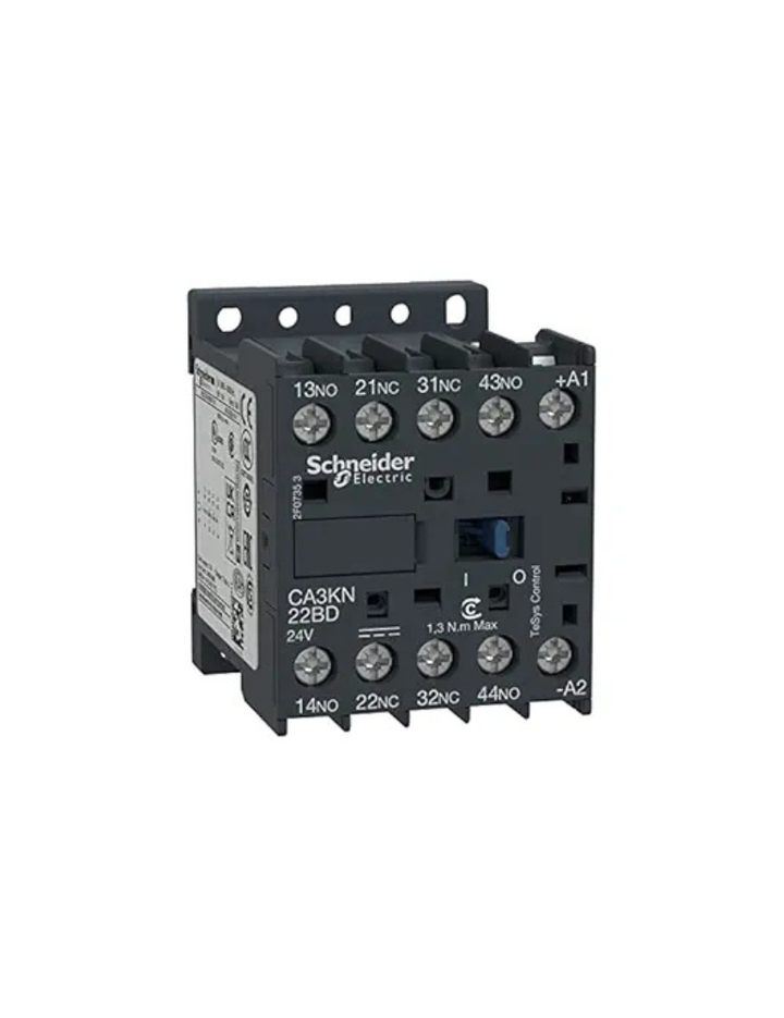 Schneider Electric TeSys K control relay for the control of electromagnetic loads with pole contact composition 2 NO/NC, <=690 V, 220 V DC - CA3KN22MD
