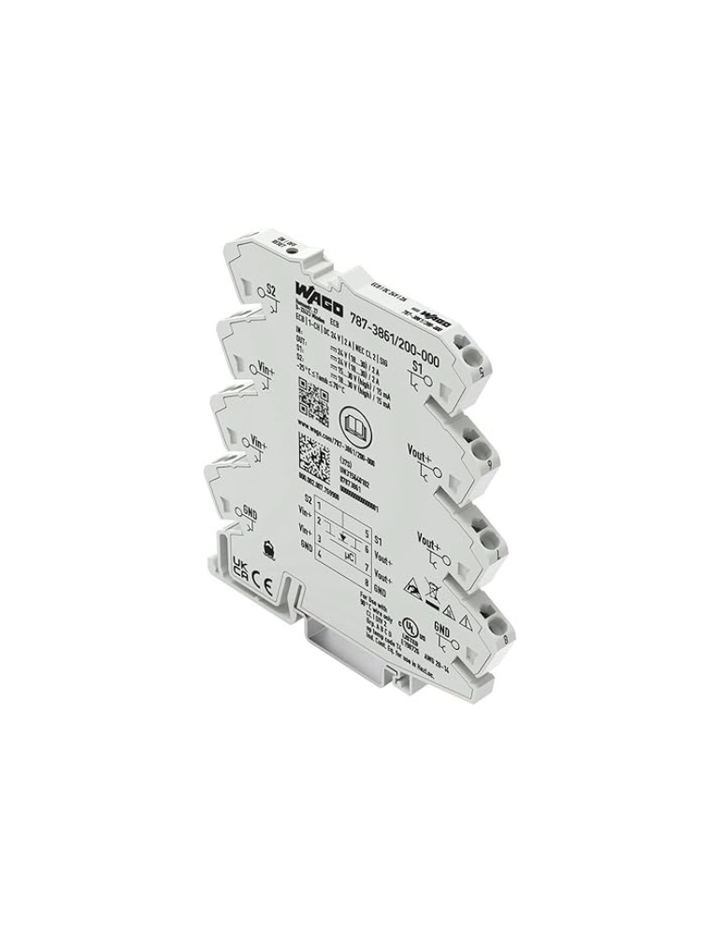 Electronic circuit breaker; 1-channel; 24 VDC input voltage; 2 A; Signal contact