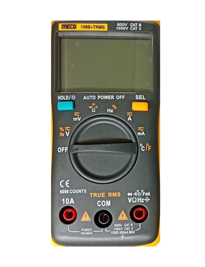 Meco Digital 108b+ Trms Multimeter Pocket Size