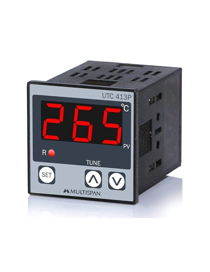 MULTISPAN PID Temperature Controller (48x48x95 mm, Black)