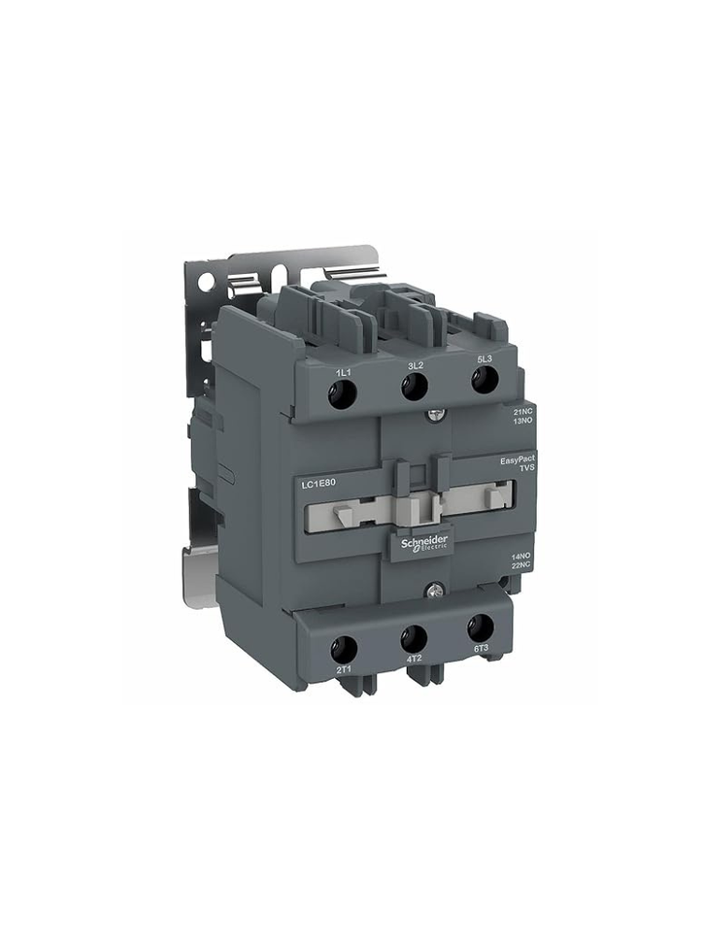Schneider Electric LC1E80M7 TVS 3P CTR 400V 37KW 220V 50/60Hz