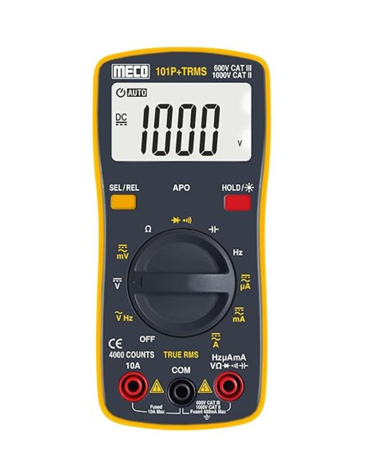 MECO 101B+ Digital Multimeter Pocket Size, Battery Powered