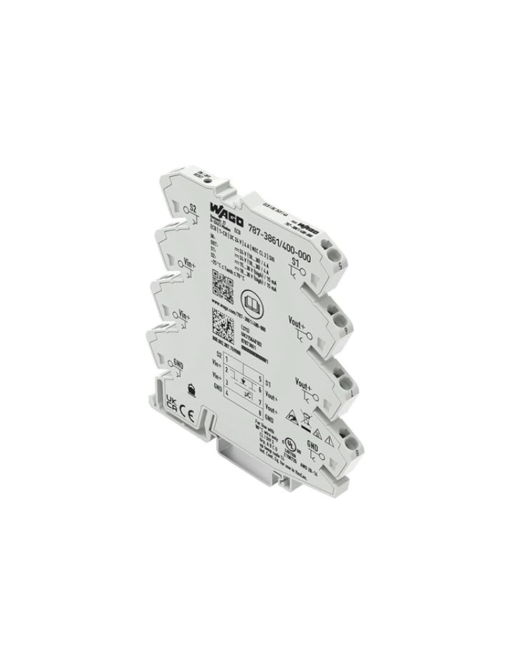 Electronic circuit breaker; 1-channel; 24 VDC input voltage; 4 A; Signal contact