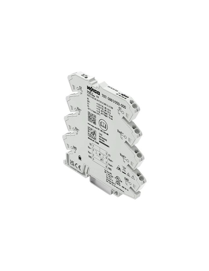 Electronic circuit breaker; 1-channel; 24 VDC input voltage; 0.5 A; Signal contact