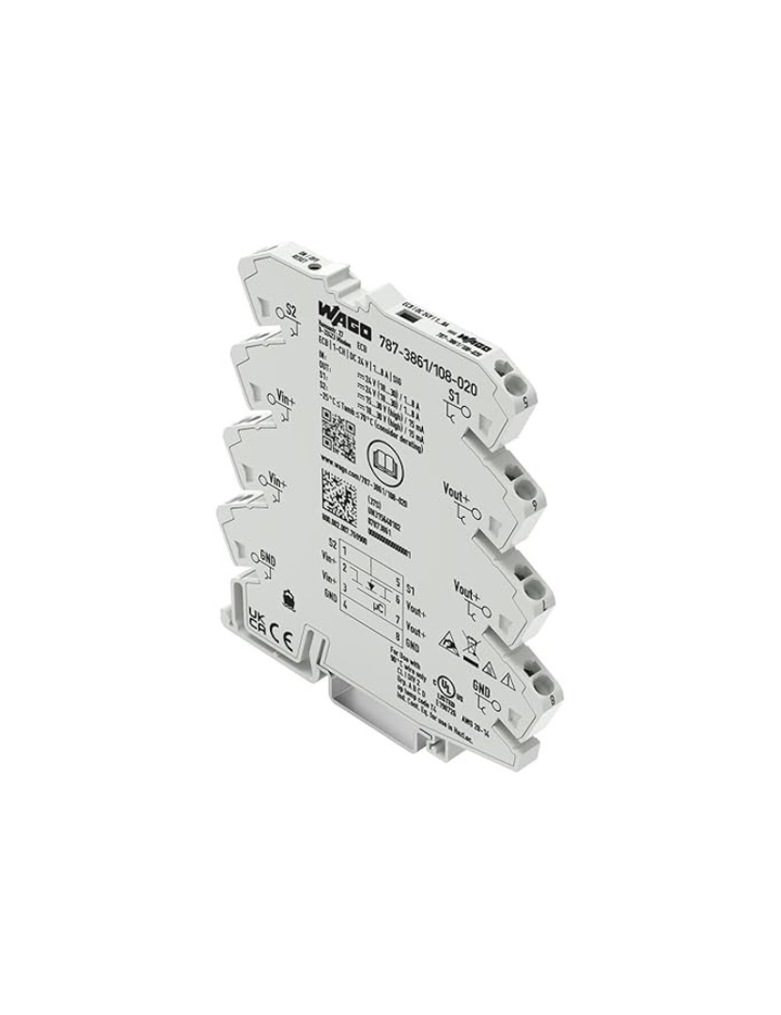 Electronic circuit breaker; 1-channel; 24 VDC input voltage; adjustable 1 … 8 A; Signal contact