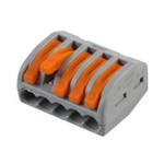 WAGO 222-415 TERMINAL BLOCK, 5POS, 22-12AWG