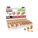 WAGO 221-90 90pc with Case Includes 25x221-2401, 25x221-412, 25x221-413, 15x221-415