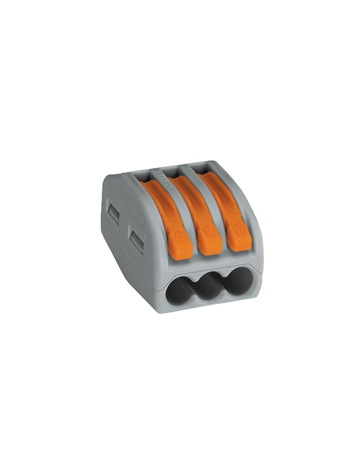 Wago 222-413 LEVER-NUTS 3 Conductor Compact Connectors 50 PK by WAGO