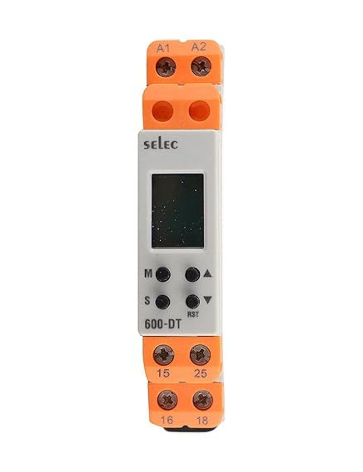 Selec 600DT Din Rail Digital Timer